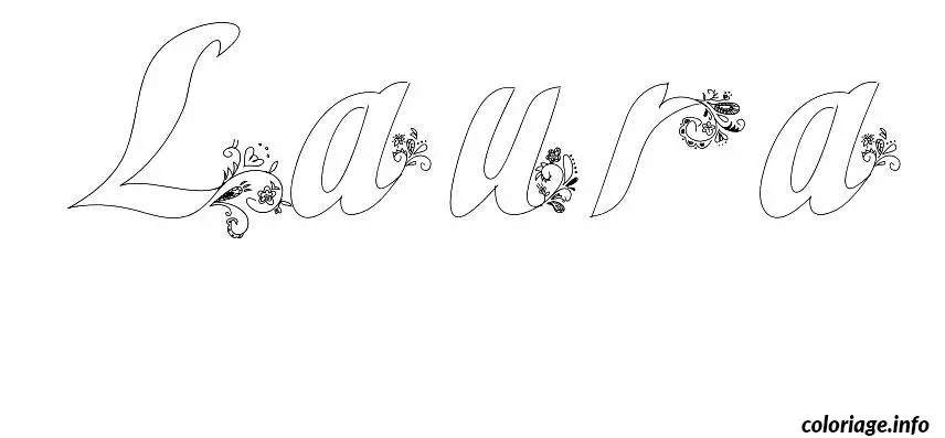 Laura coloring page to print