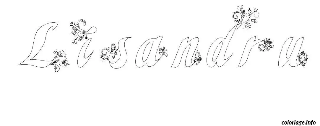 Lisandru coloring page to print