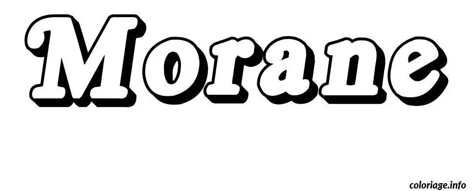 Morane coloring page to print