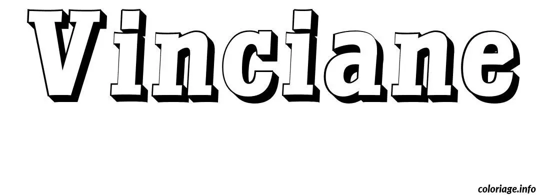 Vinciane coloring page to print