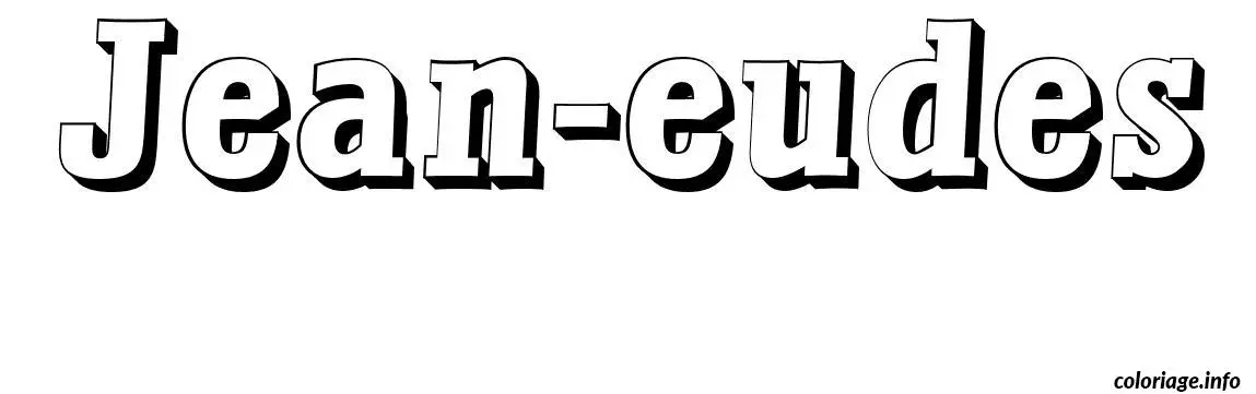 Jean Eudes coloring page to print