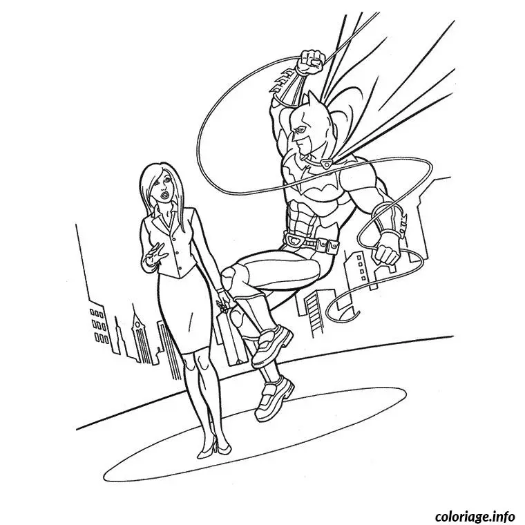 Coloriage Tv batman - Batman à imprimer