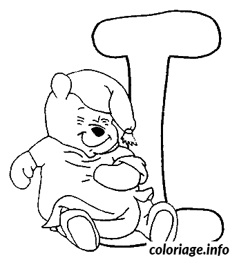 Coloriage I winnie - Winnie l'Ourson à imprimer