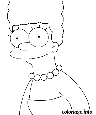 Coloriage Marjorie bouvier - Non classé à imprimer