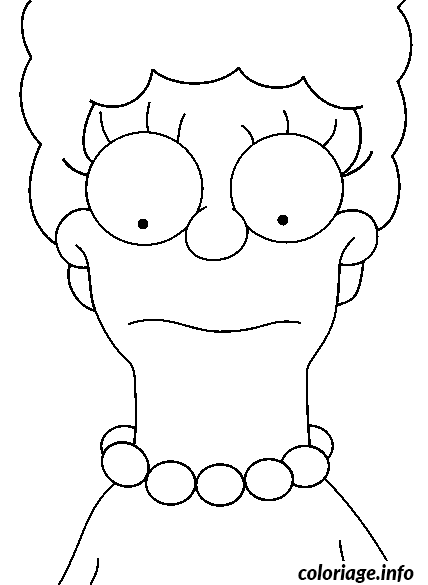 Coloriage Marge de face - Non classé à imprimer