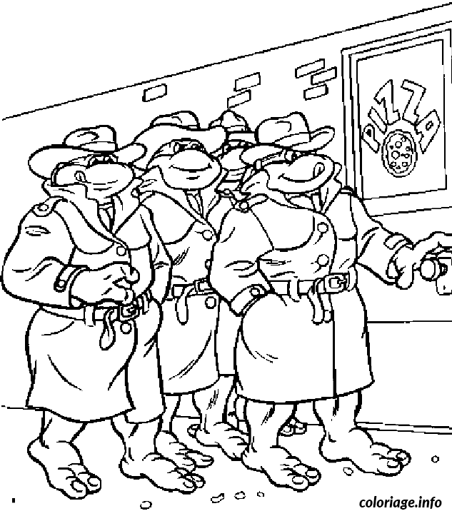 Disegno di Tartarughe Ninja 010 da stampare