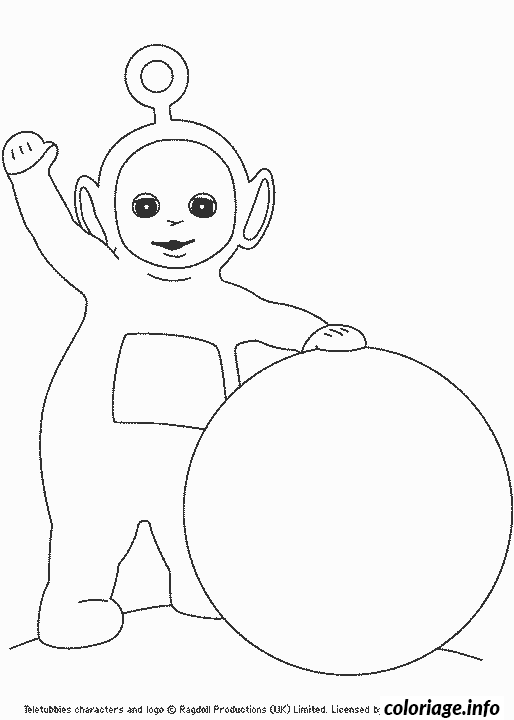 Teletubbies Magical Fairy Creatures coloring page to print