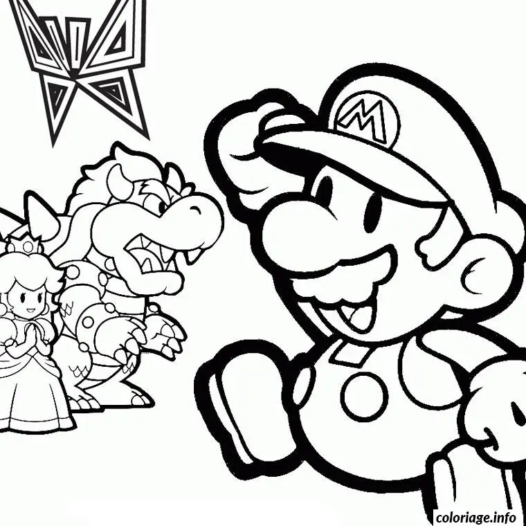 Disegno di Mario calciatore da stampare