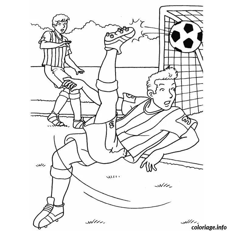 Coloriage Foot om - Foot à imprimer