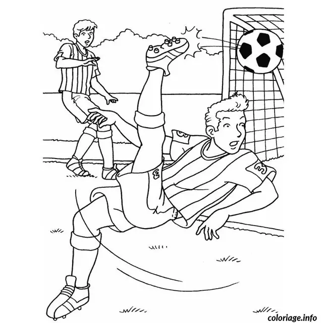 Coloriage Foot om - Foot à imprimer