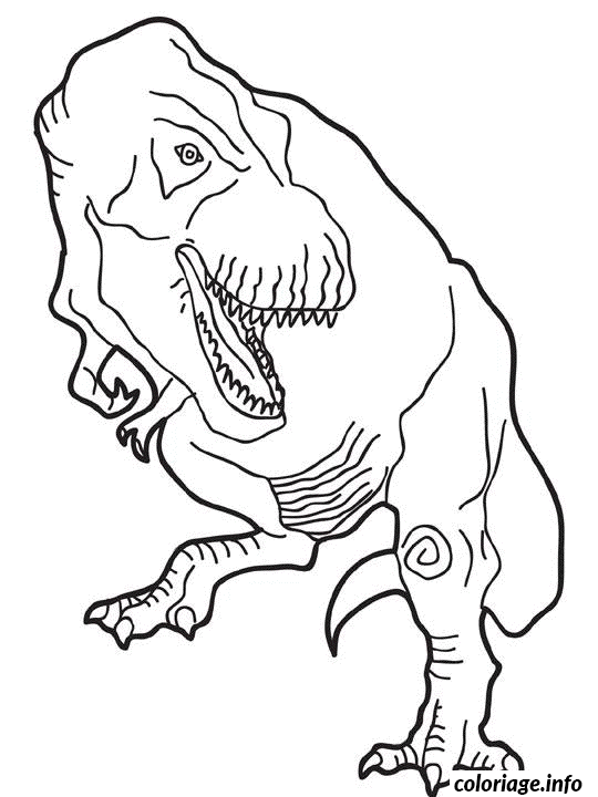 T-Rex Dinosaur coloring page to print