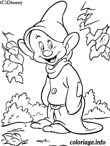 Silly Simplet the Goofy Dwarf coloring page to print