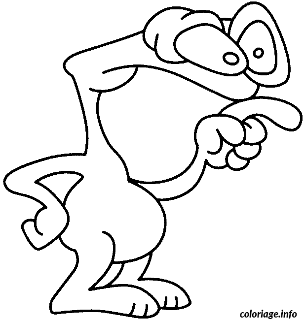 Coloriage Drôle d'extra terrestre - Non classé à imprimer