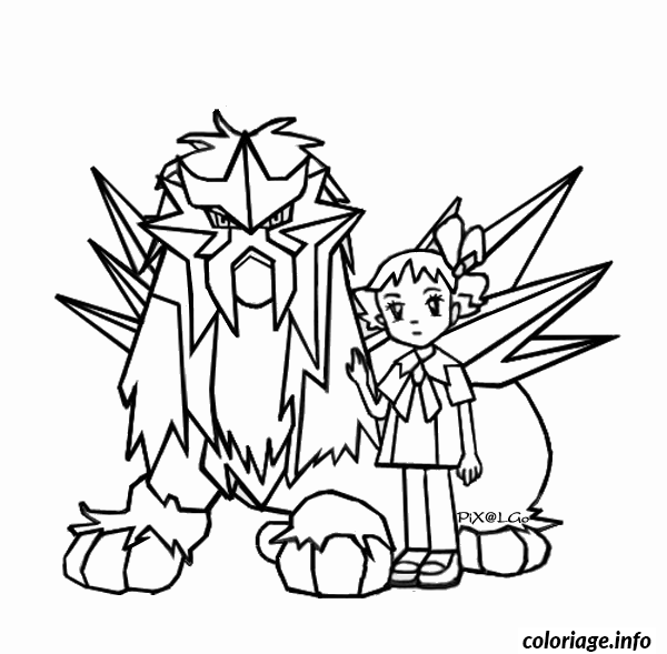 Emperor Pokémon coloring page to print