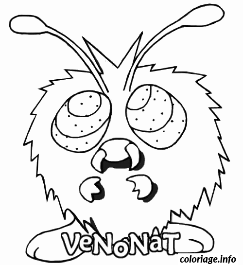 Coloriage Pokémon Mimitoss l'insecte - Pokémon à imprimer