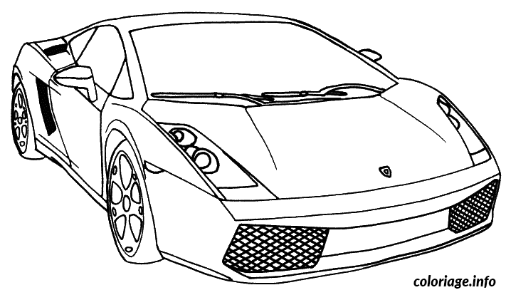Kleurplaat Lamborghini kleurplaten om te printen