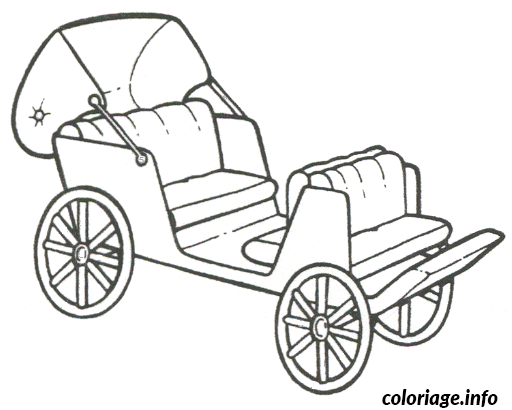 Coloriage Caleche - Non classé à imprimer