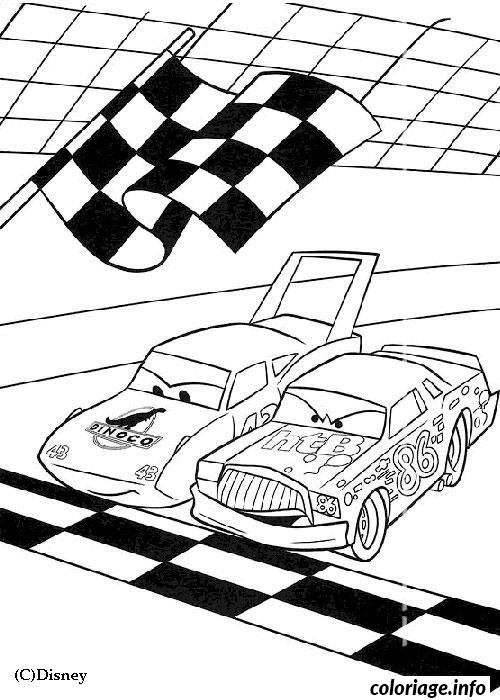 Race Finish Line coloring page to print