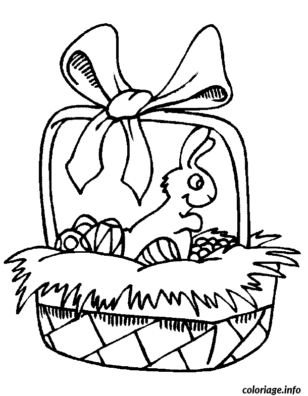 Basket of Chocolates coloring page to print