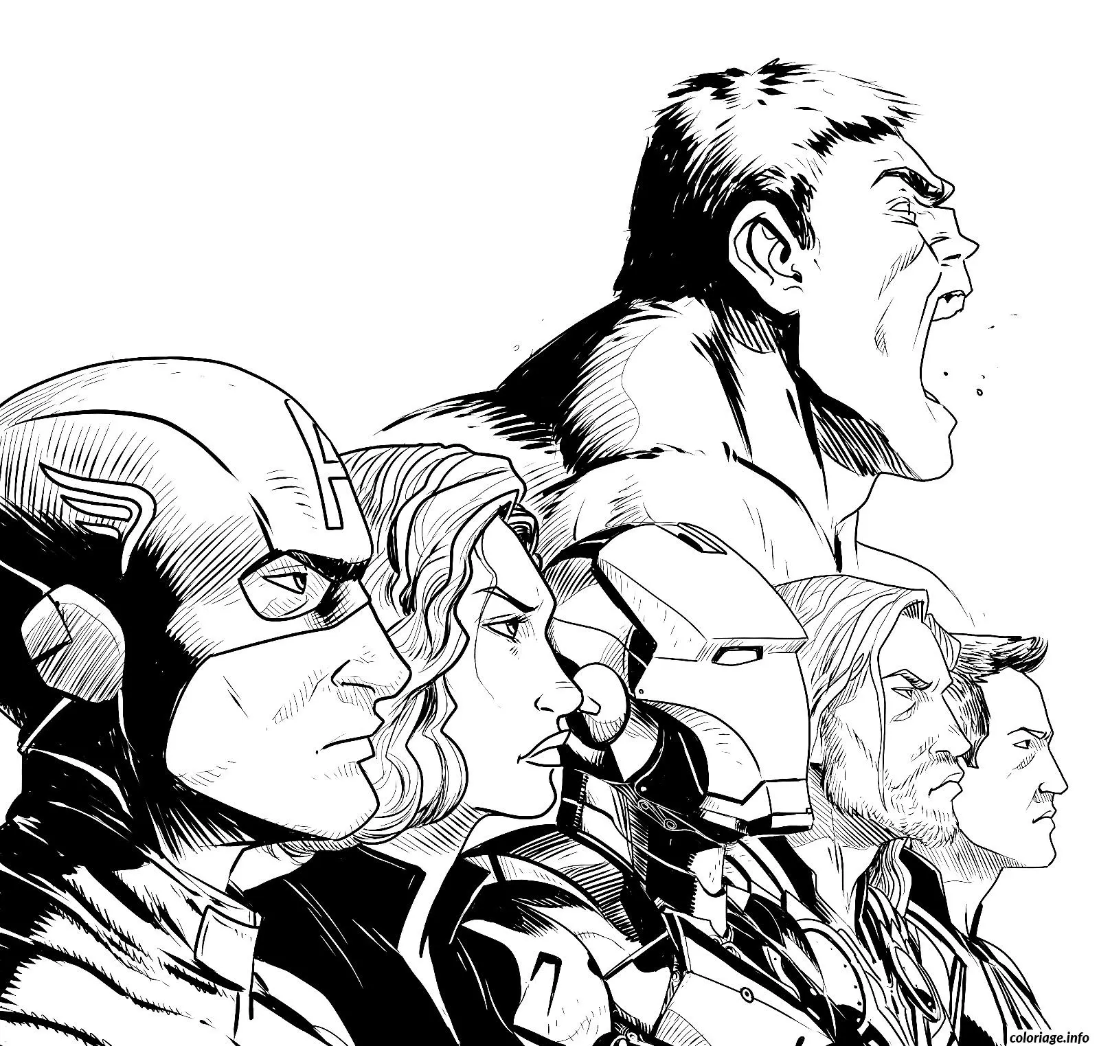 Coloriage Avengers pictures - Avengers à imprimer