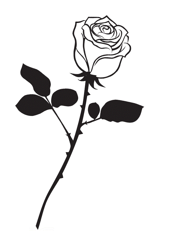 Coloriage Saint-Valentin romantique à colorier - Dessin à imprimer