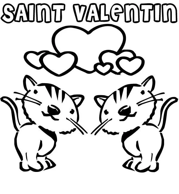 Coloriage Amour et Tendresse - Page à Colorier - Dessin à imprimer