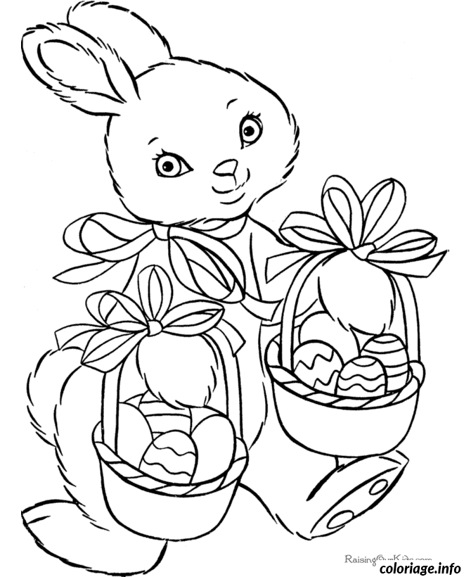 Coloriage Œufs décorés de Pâques - Motifs joyeux - Dessin à imprimer