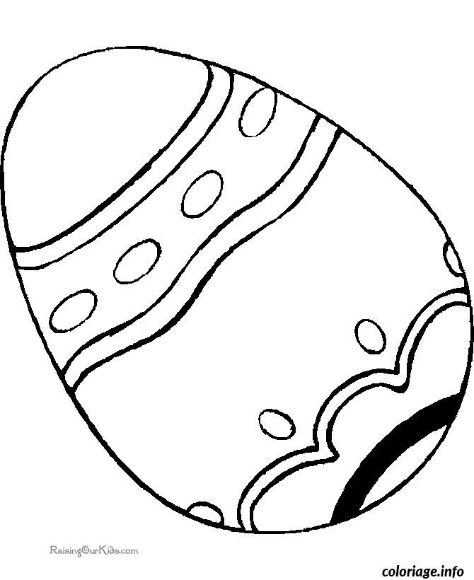 Coloriage Motif Pâques festif pour coloristes - Dessin à imprimer