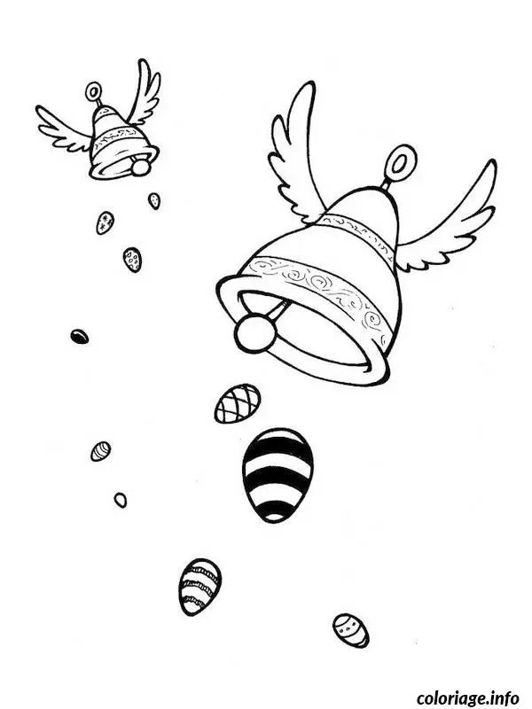Coloriage Œufs de Pâques décorés - Motifs festifs - Dessin à imprimer