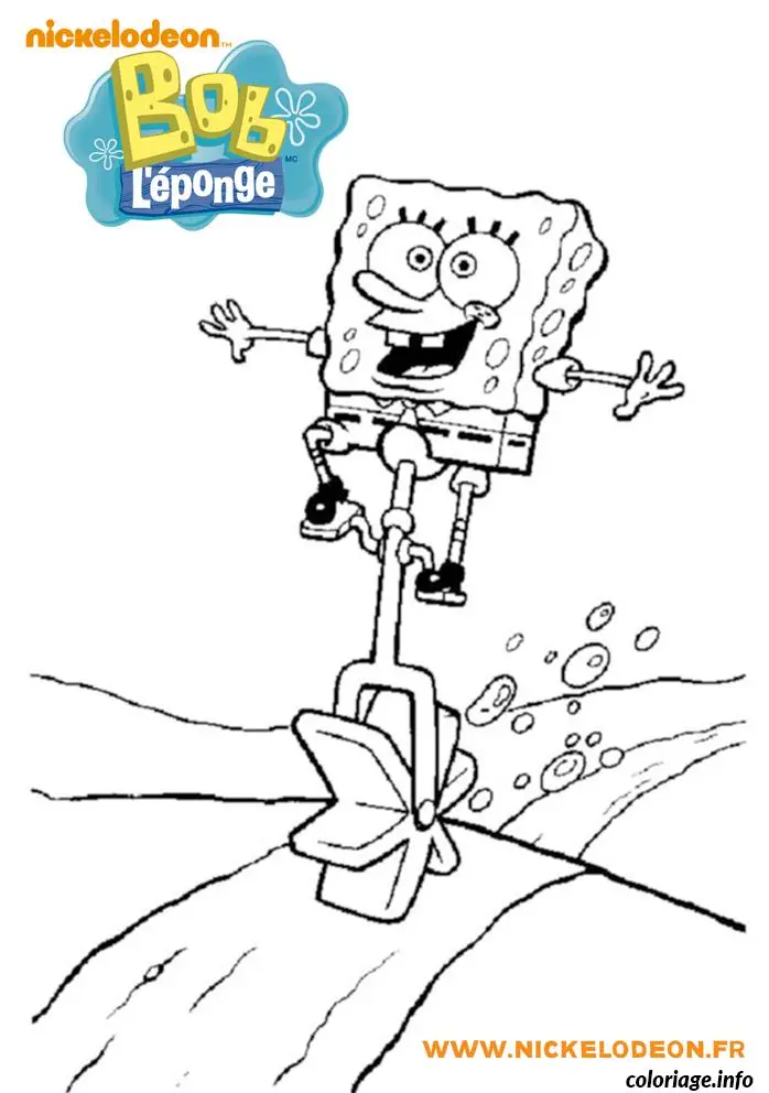 Smiling SpongeBob Inside the Pineapple coloring page to print