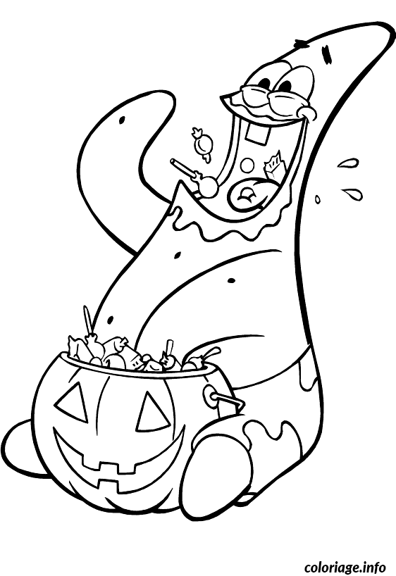 Smiling SpongeBob Inside the Pineapple coloring page to print