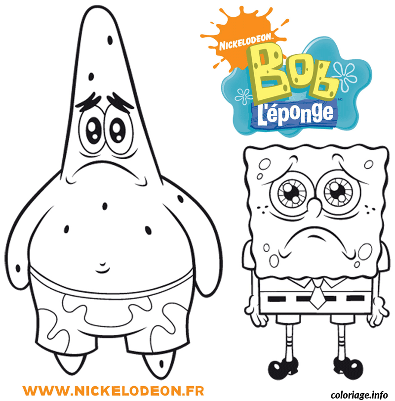 SpongeBob SquarePants Making Krabby Patties coloring page to print