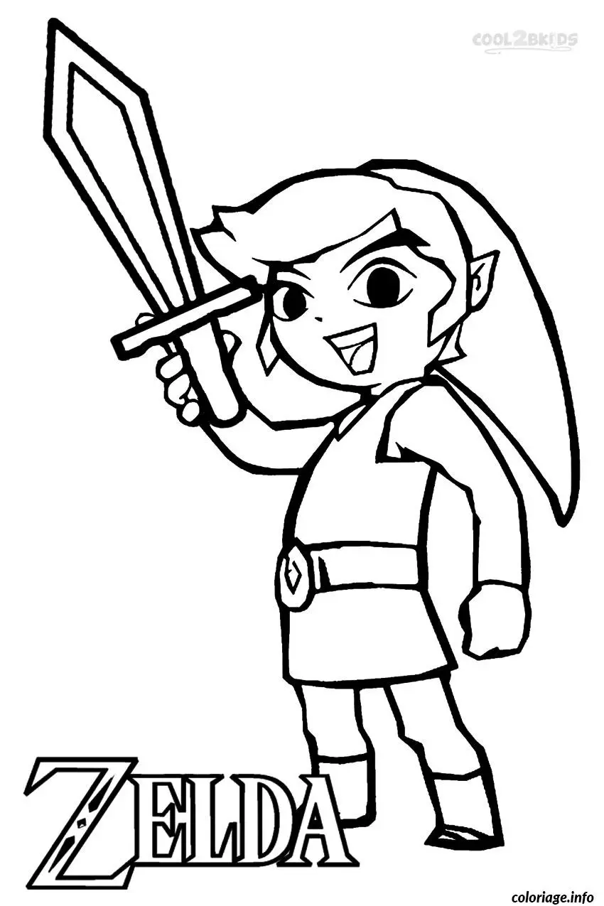 Coloriage Dessin zelda 6 - Dessin à imprimer