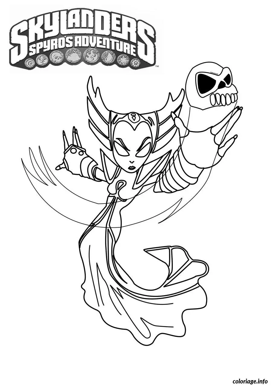 Coloriage Dessin skylanders 19 - Skylanders à imprimer