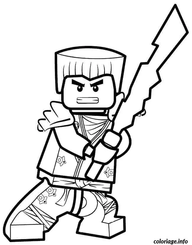 Coloriage Dessin ninjago 3 - Ninjago à imprimer