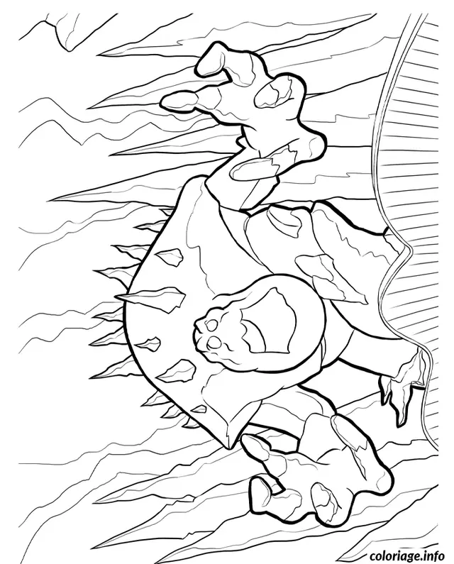 Coloriage Reine des neiges desin méchant - La Reine des neiges à imprimer
