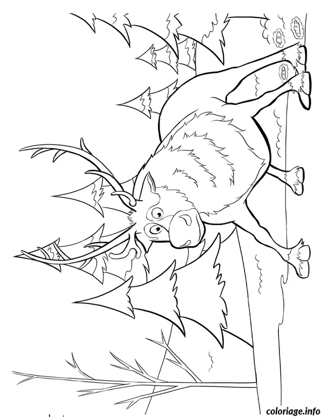 Coloriage Reine des neiges disney reine - La Reine des neiges à imprimer