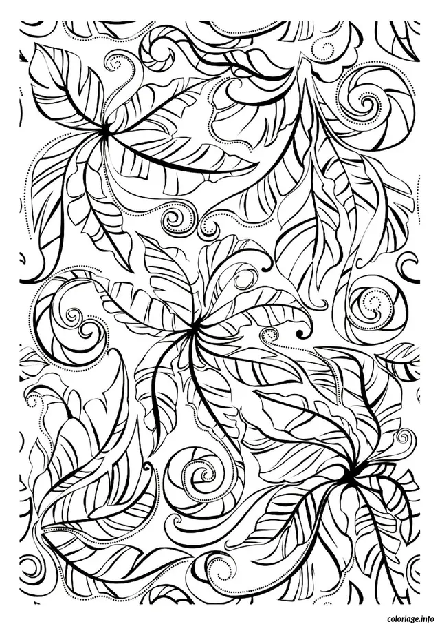 Coloriage Paysage fantastique détaillé adulte - Adulte à imprimer