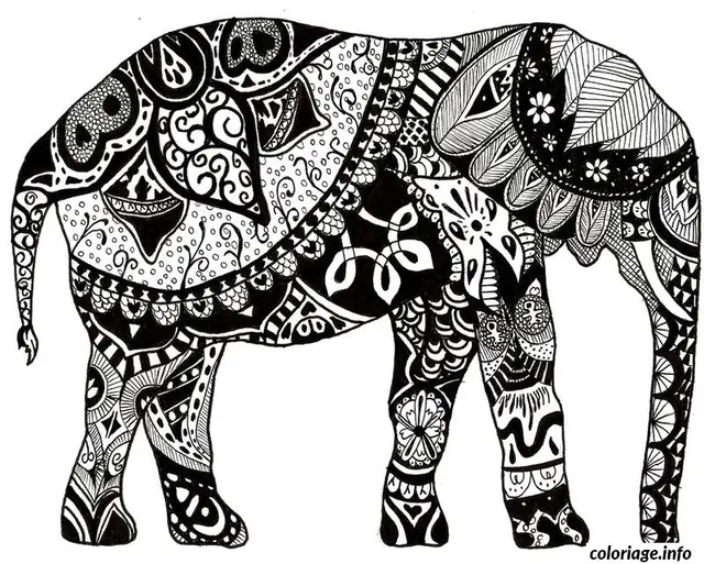 Coloriage Motifs floraux relaxants pour adulte - Adulte à imprimer