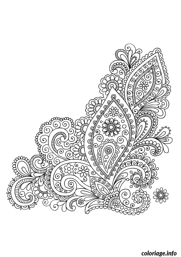 Coloriage Mandala géométrique sophistiqué - Adulte à imprimer