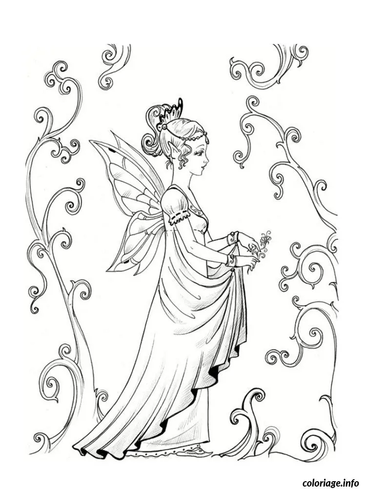 Coloriage Zentangle naturel avec feuillages - Adulte à imprimer