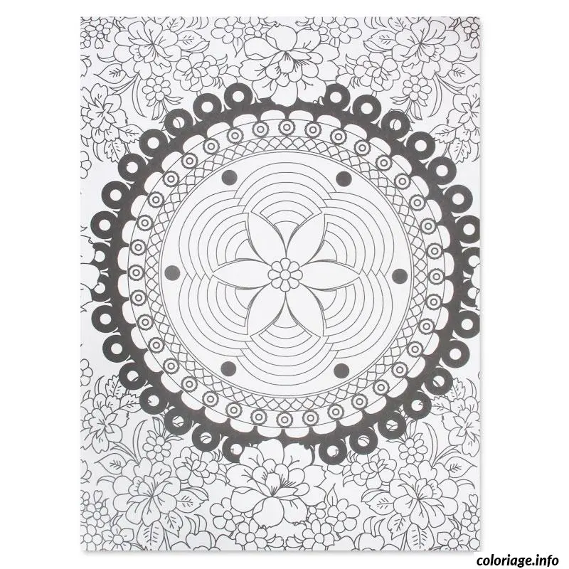 Coloriage Motifs apaisants méditation adulte 36 - Adulte à imprimer