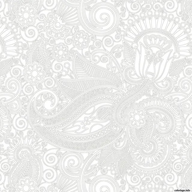 Coloriage Motifs géométriques antistress méditation - Adulte à imprimer