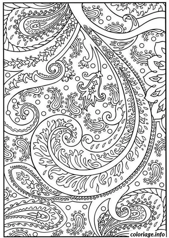 Coloriage Mandala zen complexe pour adulte relaxant - Adulte à imprimer