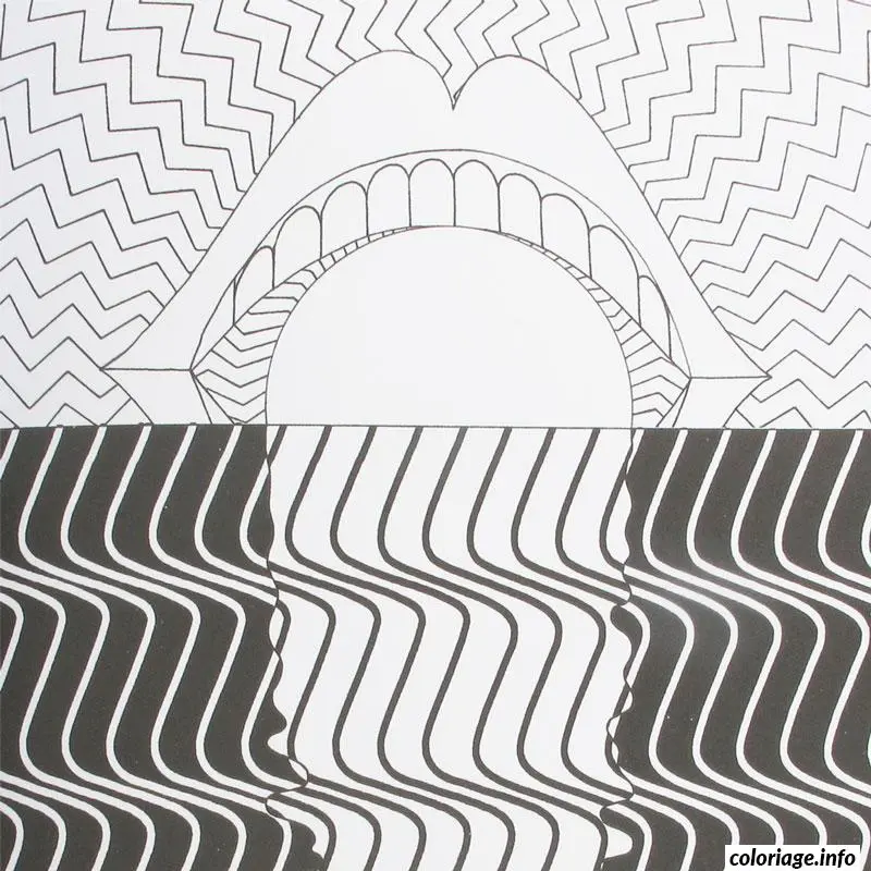 Soothing Symmetric Abstract Patterns coloring page to print
