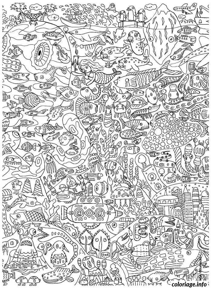 Coloriage Mandala relaxant pour adultes zen - Anti stress à imprimer