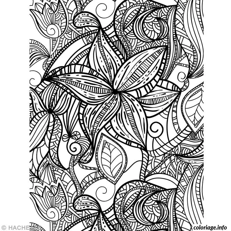 Coloriage Mandala géométrique relaxant pour adulte - Anti stress à imprimer