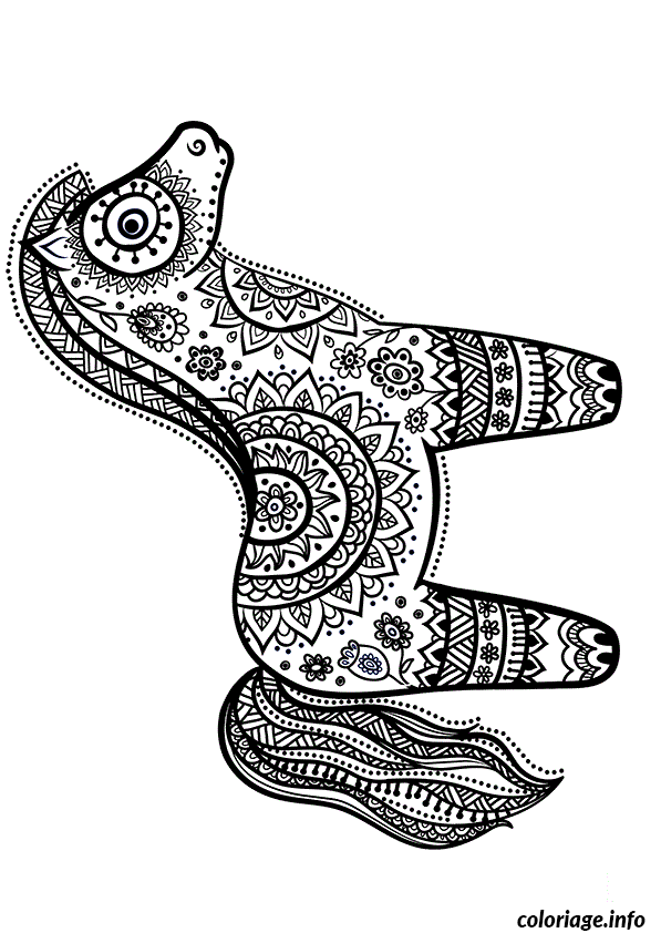Disegno di Mandala difficile per adulti da stampare