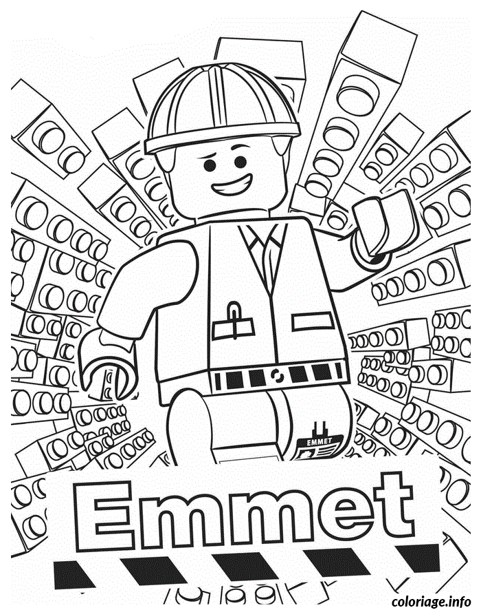 Coloriage Dessin lego 19 - Dessin à imprimer
