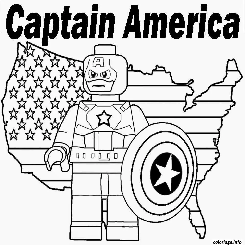 Coloriage Figurine Lego chevalier en armure - Dessin à imprimer